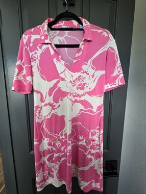Tory RICHARD Pink & White Floral Jaxson Dress